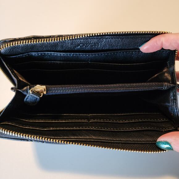 Joe's Jeans Black Diamond Quilted Wallet NWT - Picture 3 of 7